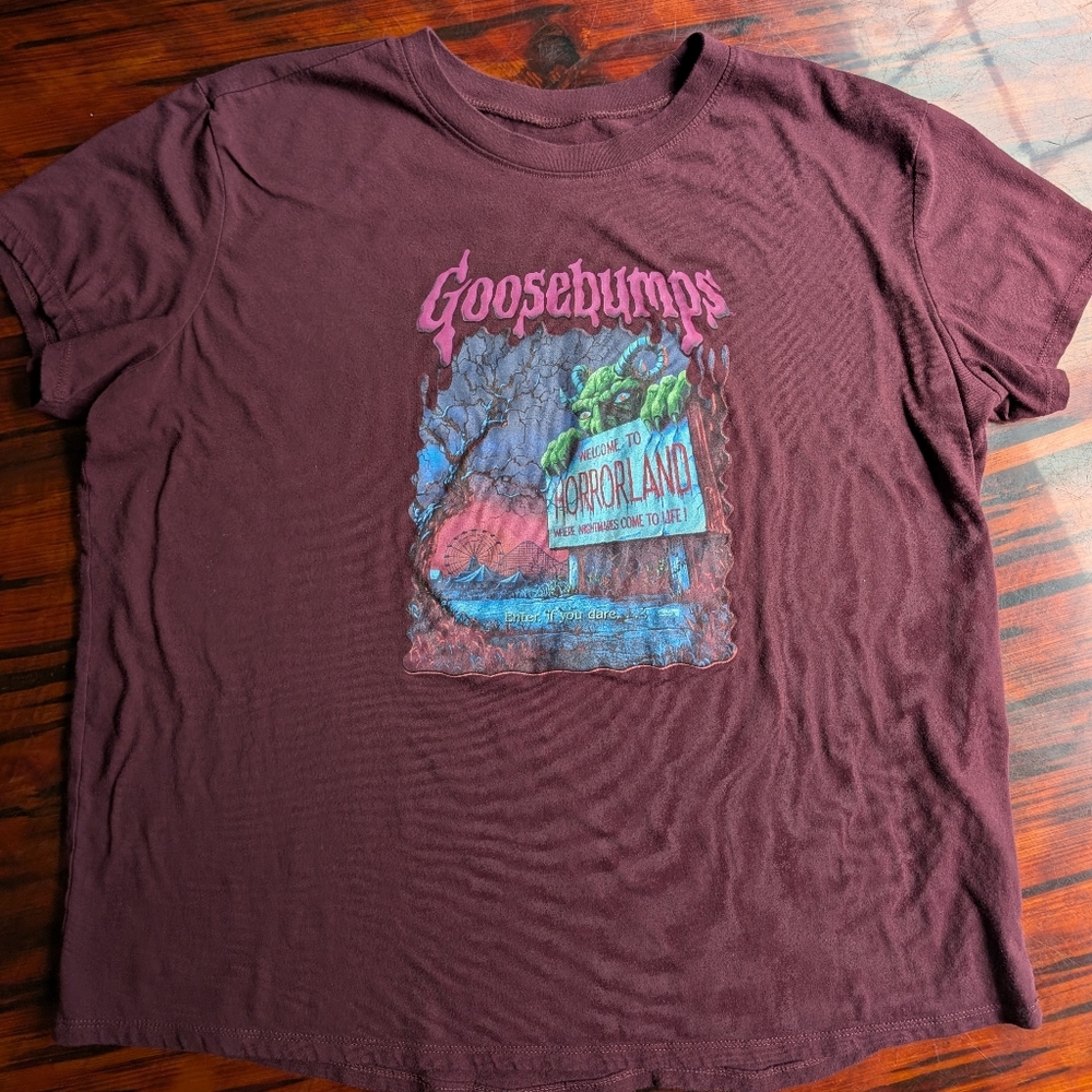 Torrid Size 0 Goosebumps Horrorland Relaxed Fit Cotton Boxy Tee